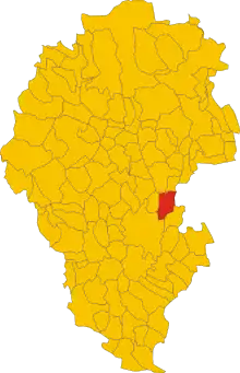 Localisation de Bolzano Vicentino