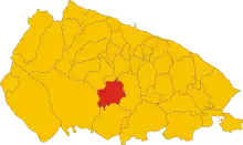 Localisation de Cassano delle Murge