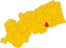 Localisation de Castel di Lama