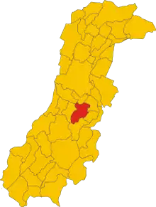 Localisation de Castelvetro di Modena