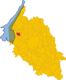 Localisation de Cavaion Veronese