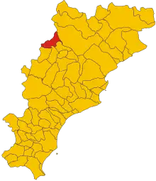 Localisation de Cengio