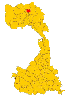 Localisation de Cervatto