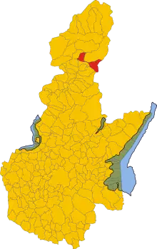 Localisation de Cevo