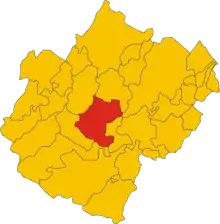 Localisation de Civitella di Romagna