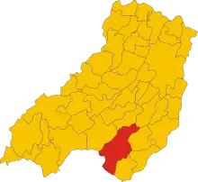 Localisation de Corniglio