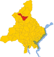 Localisation de Crodo