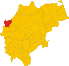 Localisation de Esanatoglia