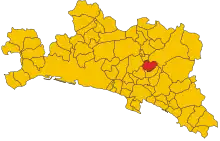 Localisation de Favale di Malvaro