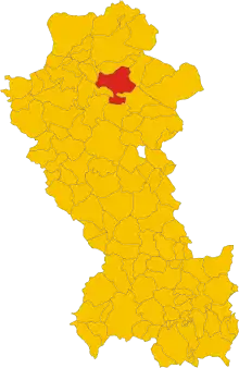 Localisation de Forenza