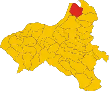 Localisation de Francavilla Angitola