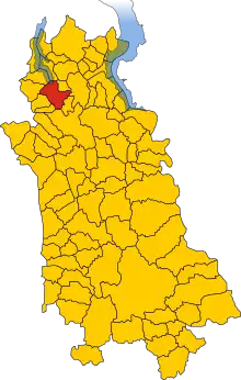 Localisation de Gozzano