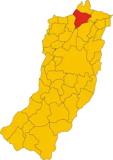 Localisation de Guastalla