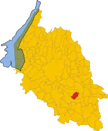 Localisation de Isola Rizza