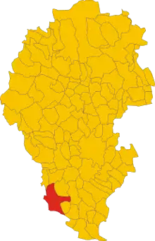 Localisation de Lonigo