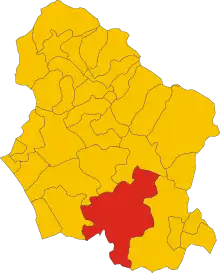 Localisation de Lucques