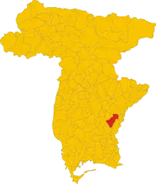 Localisation de Manzano