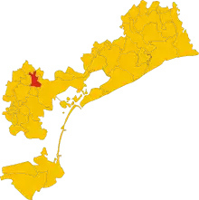 Localisation de Martellago