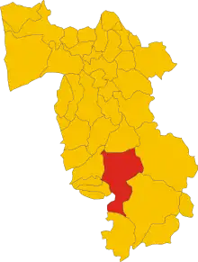 Localisation de Montecatini Val di Cecina