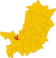 Localisation de Montelupo Fiorentino