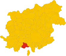 Localisation de Montesarchio