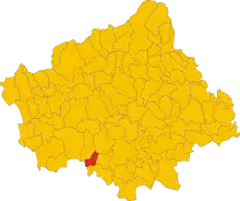 Localisation de Morgano