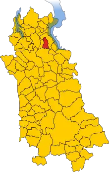 Localisation de Oleggio Castello