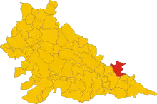 Localisation de Ostiglia