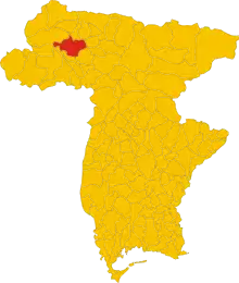 Localisation de Ovaro