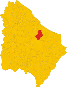 Localisation de Paglieta