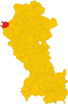 Localisation de Pescopagano