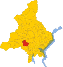 Localisation de Pieve Vergonte