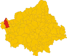 Localisation de Pieve del Grappa