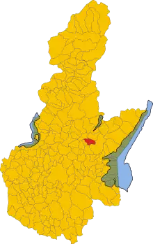 Localisation de Provaglio Val Sabbia