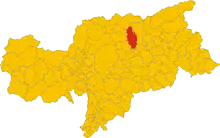 Localisation de Rio di Pusteria