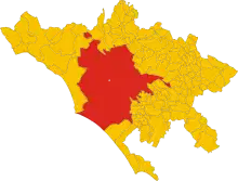 Localisation de Rome