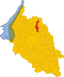 Localisation de Roverè Veronese