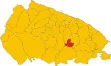 Localisation de Sammichele di Bari