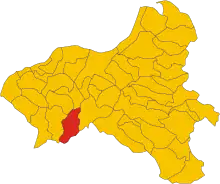 Localisation de San Calogero