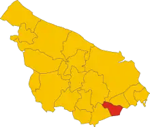 Localisation de San Donaci