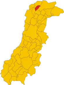 Localisation de San Possidonio