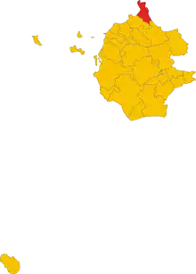 Localisation de San Vito Lo Capo