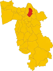 Localisation de Santa Maria a Monte