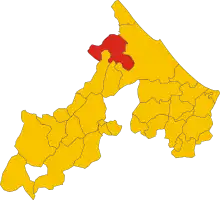 Localisation de Santarcangelo di Romagna