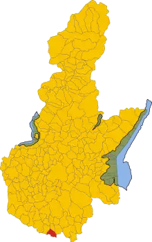 Localisation de Seniga