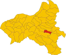 Localisation de Sorianello