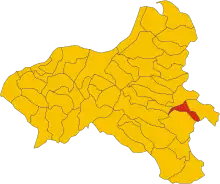 Localisation de Spadola