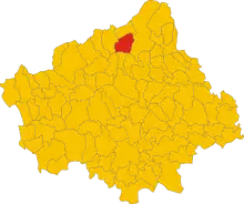 Localisation de Tarzo