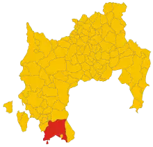 Localisation de Teulada