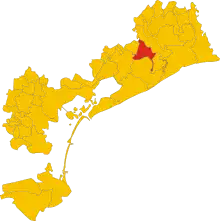 Localisation de Torre di Mosto